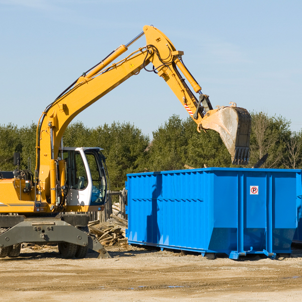 what kind of customer support is available for residential dumpster rentals in Yellow Pine